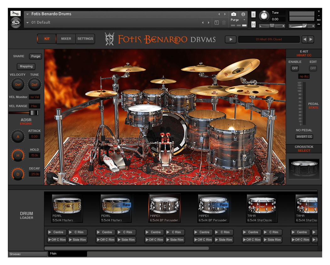 Drum Sample Libraries Fotis Benardo Drums 